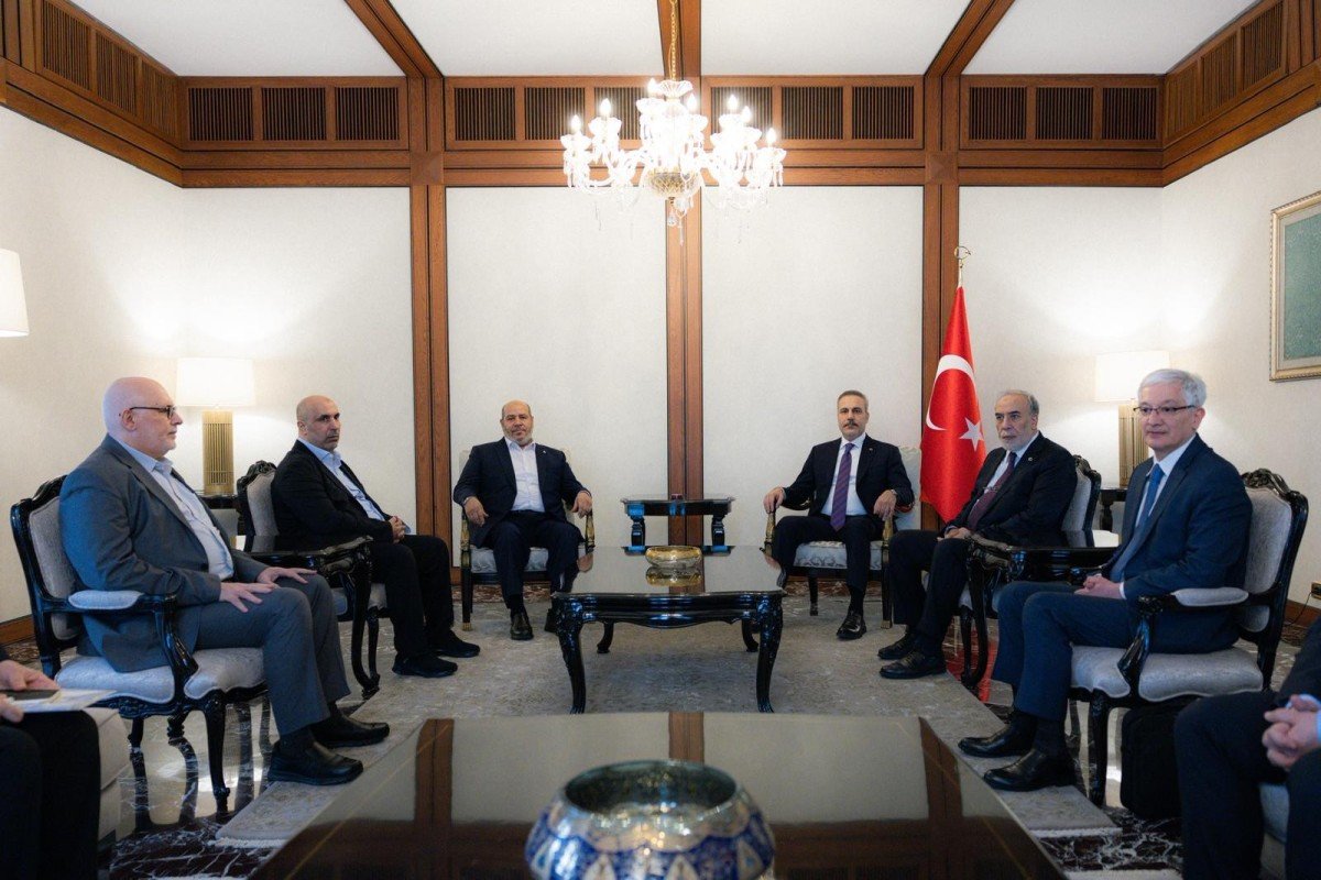 Hakan Fidan HAMAS nümayəndə heyətini qəbul edib 