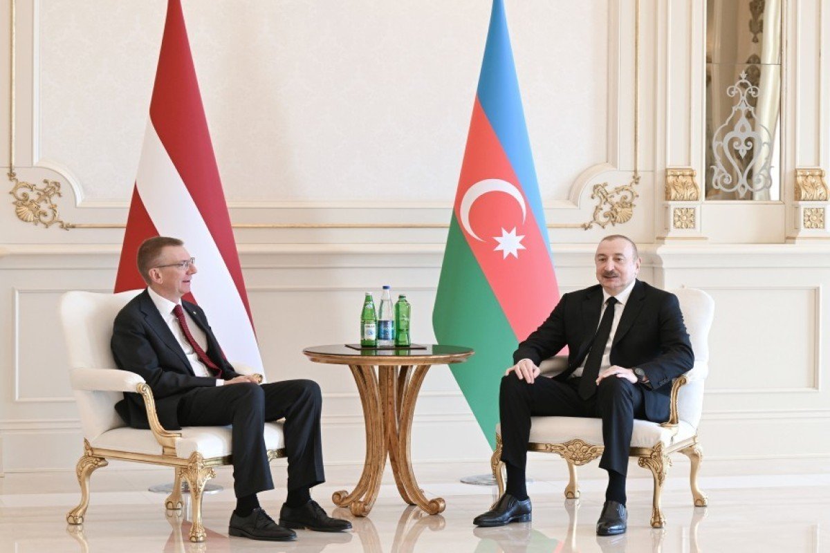 Edqars Rinkeviçs Azərbaycan Prezidenti ilə müzakirə etdiyi məsələləri açıqlayıb