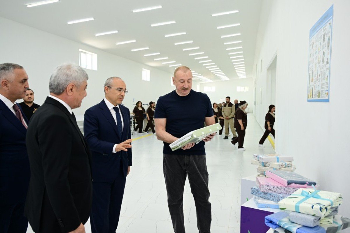 Xocalı şəhərində “Qarabağ Tekstil Evi” MMC istifadəyə verilib