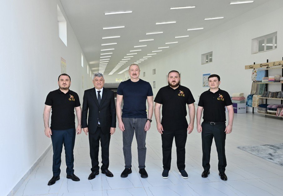 Xocalı şəhərində “Qarabağ Tekstil Evi” MMC istifadəyə verilib