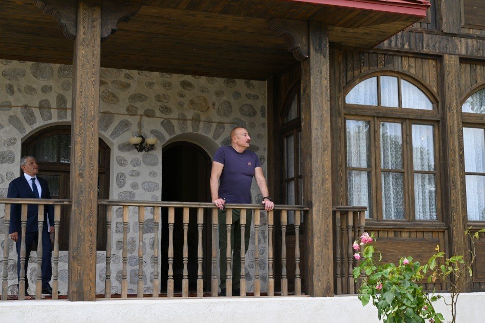 Prezident İlham Əliyev Şuşada “Yasəmən” hotelinin yeni korpusları ilə tanış olub