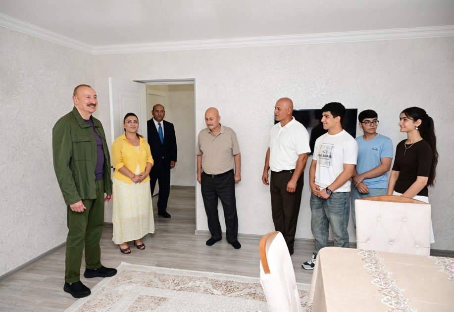 Prezident İlham Əliyev Xocavənd rayonunun Quzeyxırman kəndində olub