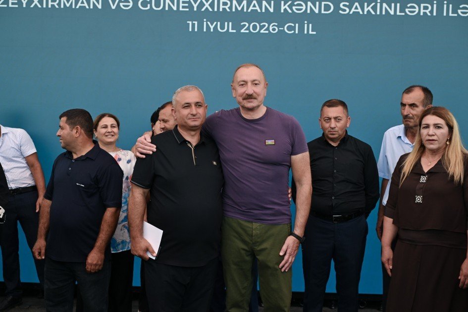 Prezident İlham Əliyev Xocavənd rayonunun Quzeyxırman kəndində olub